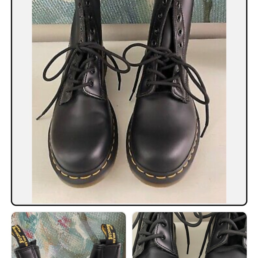 Smooth Leather Lace Up Doc Martens size 11
